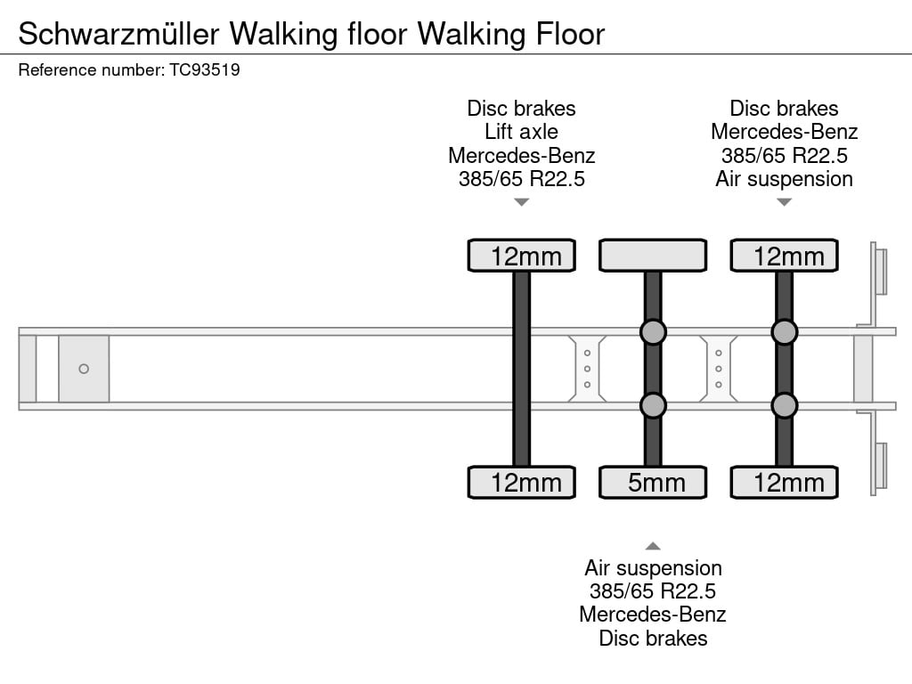 Schwarzmüller Walking floor Walking Floor 2012 TC93519 Schwarzmüller Walking floor 2012 1 image 10