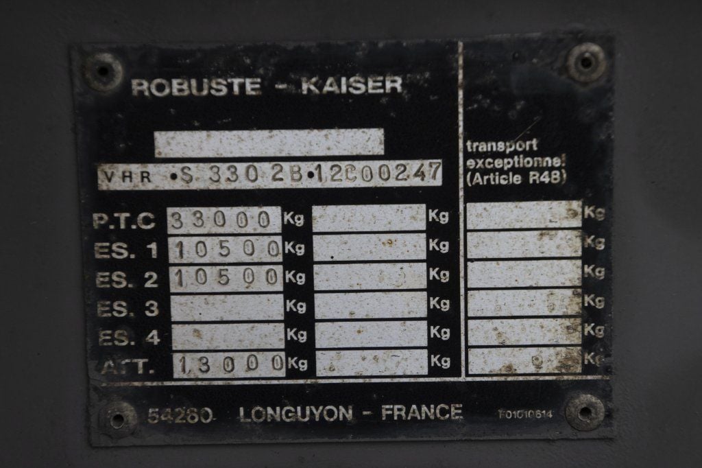 ROBUSTE-KAISER S3302-2XLAMES/BLAD/SPRING 2001 E57193 ROBUSTE-KAISER S3302-2XLAMES/BLAD/SPRING 2001 1 image 5