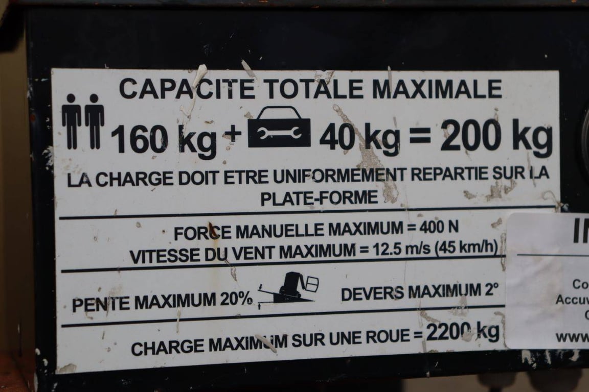 JLG TOUCAN 800 A 8m Electric Mast Lift 2010 2010 TOUCAN 800 A 2010 1 image 13