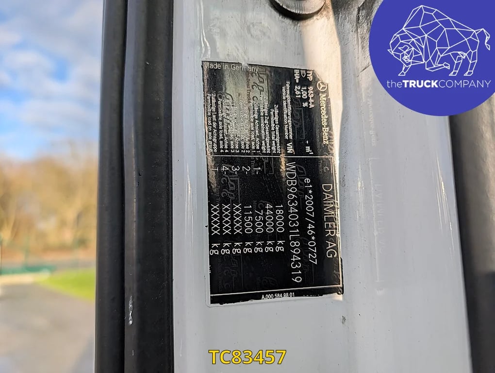 Mercedes-Benz Actros 1845 2014 TC83457 Actros 1845 2014 1 image 11