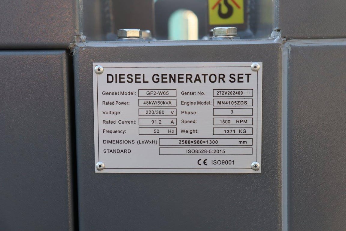 Generator Ricardo GF2-W65 Diesel 60kVA 2025 New 2025 Ricardo GF2-W65 2025 0 Generators image 10