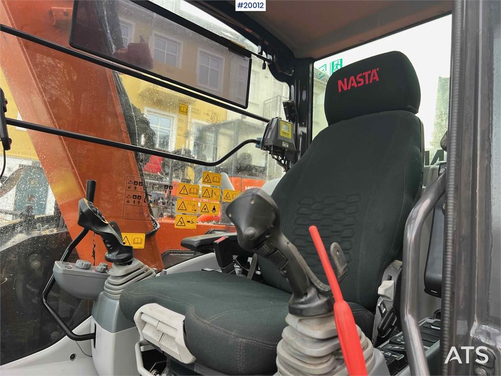 Hitachi zx85us-6 excavator w/ rototilt with grapple and sa 2021 20012 zx85us-6 excavator w/ rototilt with grapple and sa 2...