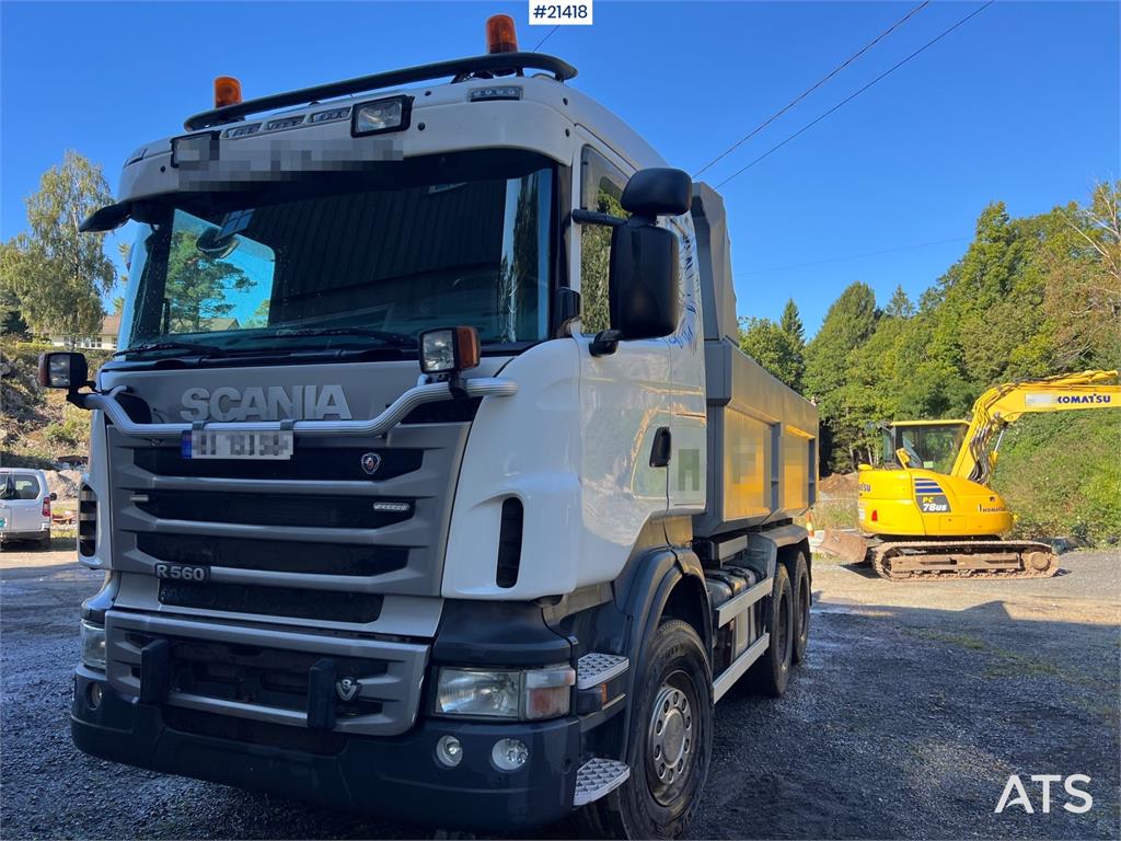 Scania R560 Plow rigged tipper truck w/ plow attachment 2010 21418 R560 Plow rigged tipper truck w/ plow attachment 2010 1...