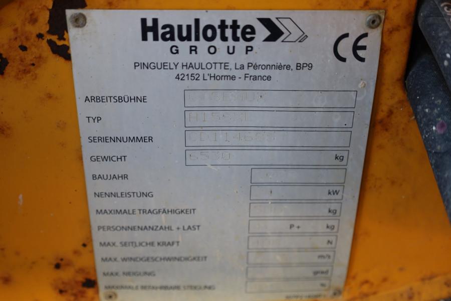 Haulotte H15SXL Diesel, 4x4 Drive, 15m Working Height, 500k 2008 HAULOTTE - H15SXL - 90299 H15SXL Diesel, 4x4 Drive, 15m W...