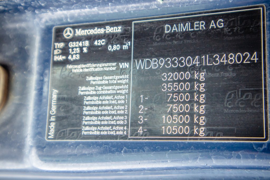 MERCEDES ACTROS 3241 BB-MP2+E5+STETTER 2008 E59703 ACTROS 3241 BB-MP2+E5+STETTER 2008 1 image 11