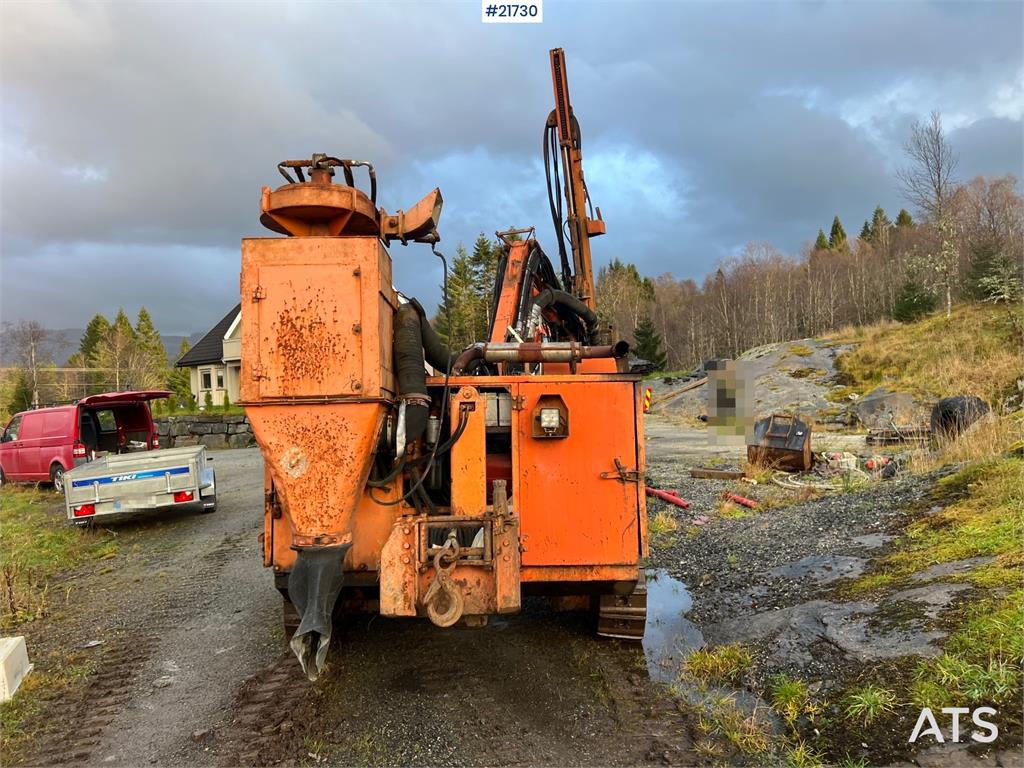 Tamrock DHA400 Drilling rig w/ CPR 438L hammer 1986 21730 Tamrock DHA400 Drilling rig w/ CPR 438L hammer 1986 1 image 9