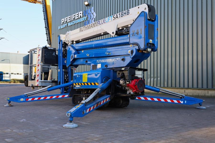 Ruthmann BLUELIFT SA18HD Gasoline / 220V, 18m Working Heigh 2017 RUTHMANN - BLUELIFT SA18HD - 63310 Ruthmann BLUELIFT SA18...
