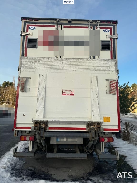 Mercedes-Benz Actros 1836 4x2 box truck with tail lift and side 2014 22215 Actros 1836 4x2 box with tail lift and side 201...