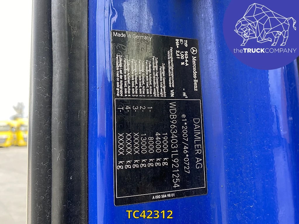 Mercedes-Benz Actros 1845 2015 TC42312 Actros 1845 2015 1 image 11