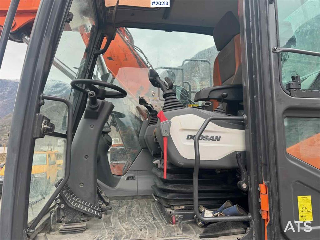 Doosan DX165W-5 wheeled machine w/ K80 hitch with electri 2018 20213 DX165W-5 wheeled machine w/ K80 hitch with electri 20...