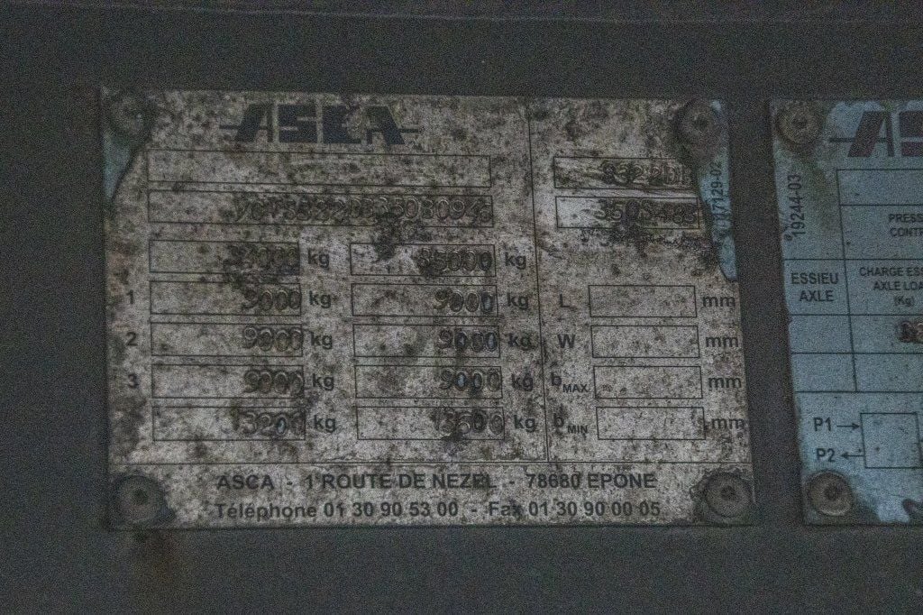 ASCA CARRIER 1850 MT+CLOISON+ESS. DIRECT./STEERING/GELENKT 2011 E57125 ASCA CARRIER 1850 MT+CLOISON+ESS. DIRECT./STEERING/...