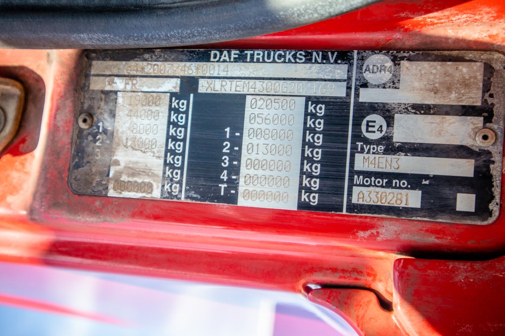 DAF CF480+56 ton+Big Axle+Intarder+hydr. 2018 E59791 DAF CF480+56 ton+Big Axle+Intarder+hydr. 2018 1 image 12