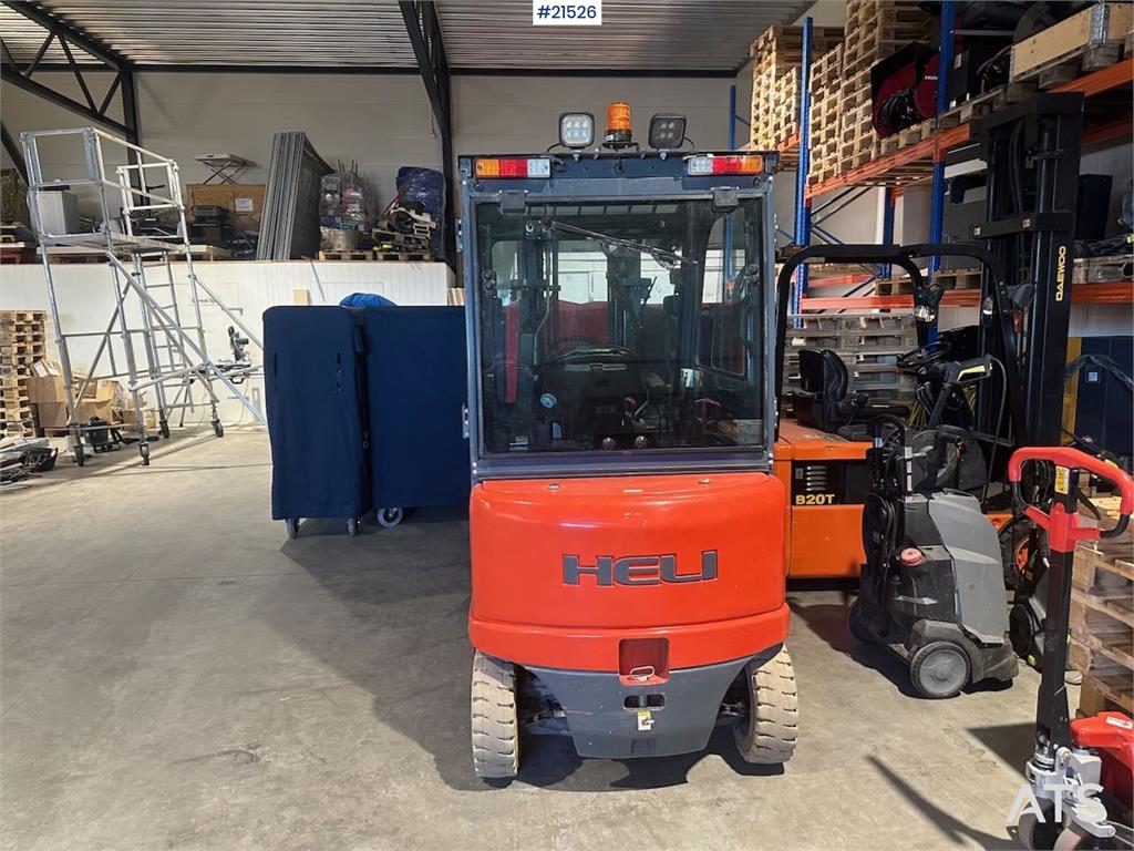 Heli CPD25 electric counterbalanced forklift. 4.7 meter 2021 21526 CPD25 electric counterbalanced forklift. 4.7 meter 2021...