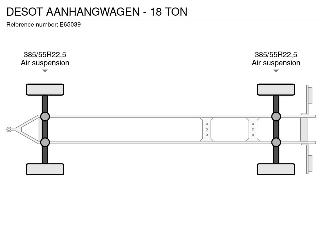 DESOT AANHANGWAGEN - 18 TON 2009 E65039 DESOT AANHANGWAGEN - 18 TON 2009 1 image 14