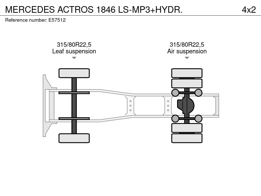 MERCEDES ACTROS 1846 LS-MP3+HYDR. 2013 E57512 ACTROS 1846 LS-MP3+HYDR. 2013 1 image 11