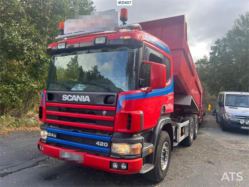 Scania P124G 6x2 Tippbil 2003 21407 P124G 6x2 Tippbil 2003 1 Tipper trucks image 2