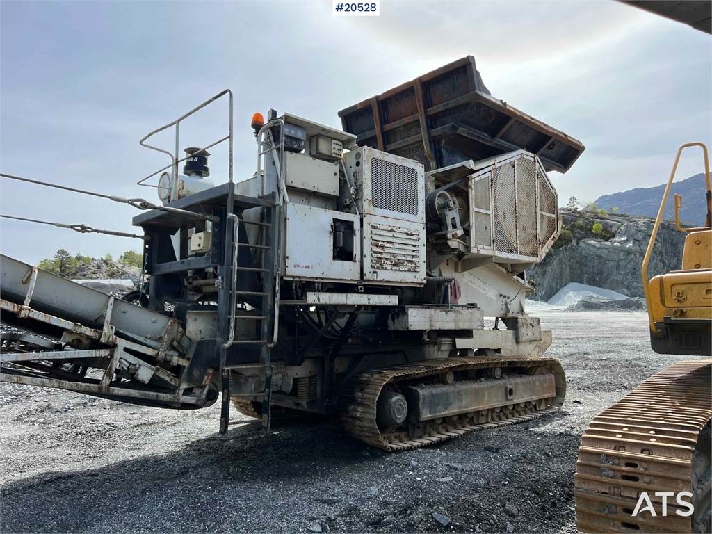 Haahjem ctc 110 crusher w/side conveyor and screen. WATCH 1986 20528 Haahjem ctc 110 crusher w/side conveyor and screen. W...
