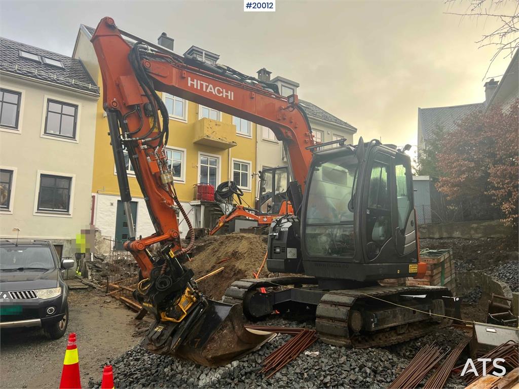 Hitachi zx85us-6 excavator w/ rototilt with grapple and sa 2021 20012 zx85us-6 excavator w/ rototilt with grapple and sa 2...