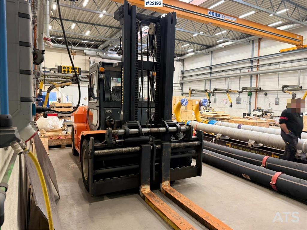 Maximal FD100T-MWL3 10-ton fork lift truck as a repair obj 2010 22192 Maximal FD100T-MWL3 10-ton fork lift truck as a repa...