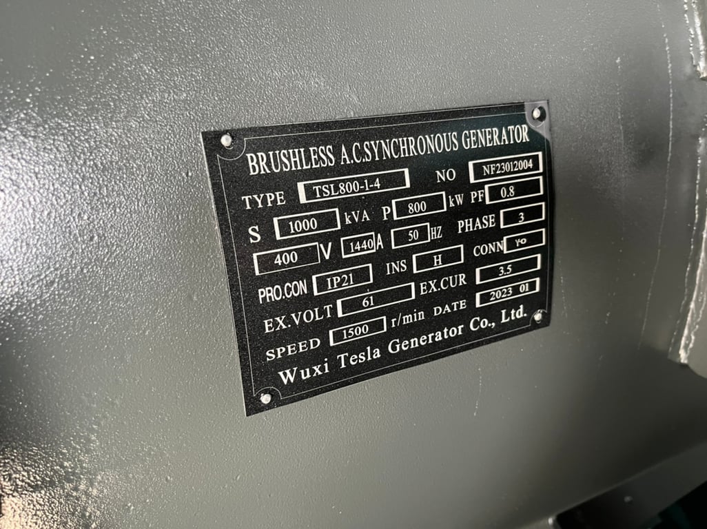 Giga power RT-W800GF 1000 kVA silent generator 2023 00031730 Giga power RT-W800GF 1000 kVA silent generator 2023 0 image 8