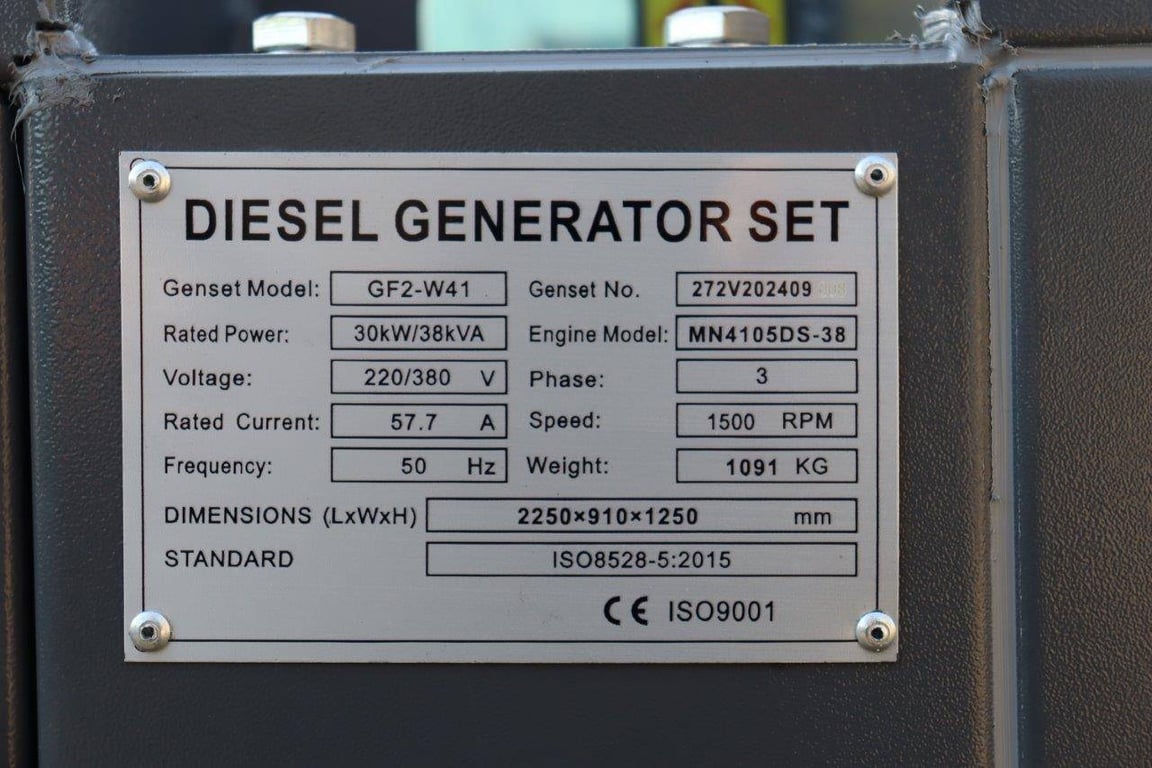 Generator Ricardo GF2-W41 Diesel 38kVA 2025 New 2025 Ricardo GF2-W41 2025 0 Generators image 11