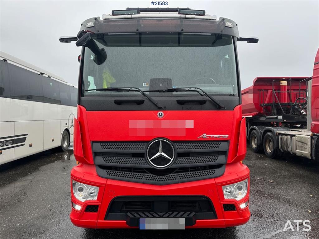 Mercedes-Benz Actros 2543 6x2 1-chamber compactor truck w/ Joab 2021 21583 Actros 2543 6x2 1-chamber compactor w/ Joab 202...