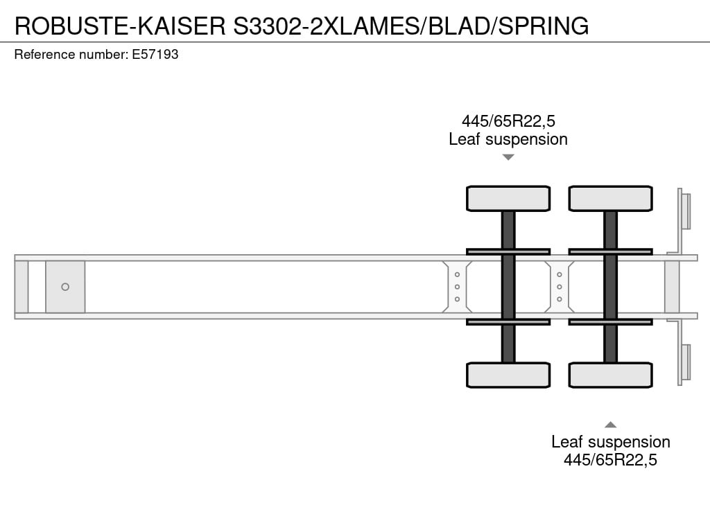 ROBUSTE-KAISER S3302-2XLAMES/BLAD/SPRING 2001 E57193 ROBUSTE-KAISER S3302-2XLAMES/BLAD/SPRING 2001 1 image 10