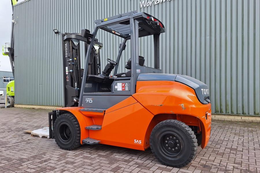 Toyota 9FBM70T Electric, 7 Tons Capacity, Lift Height 4.7 2022 TOYOTA - 9FBM70T - 63953 9FBM70T Electric, 7 Tons Capacity,...