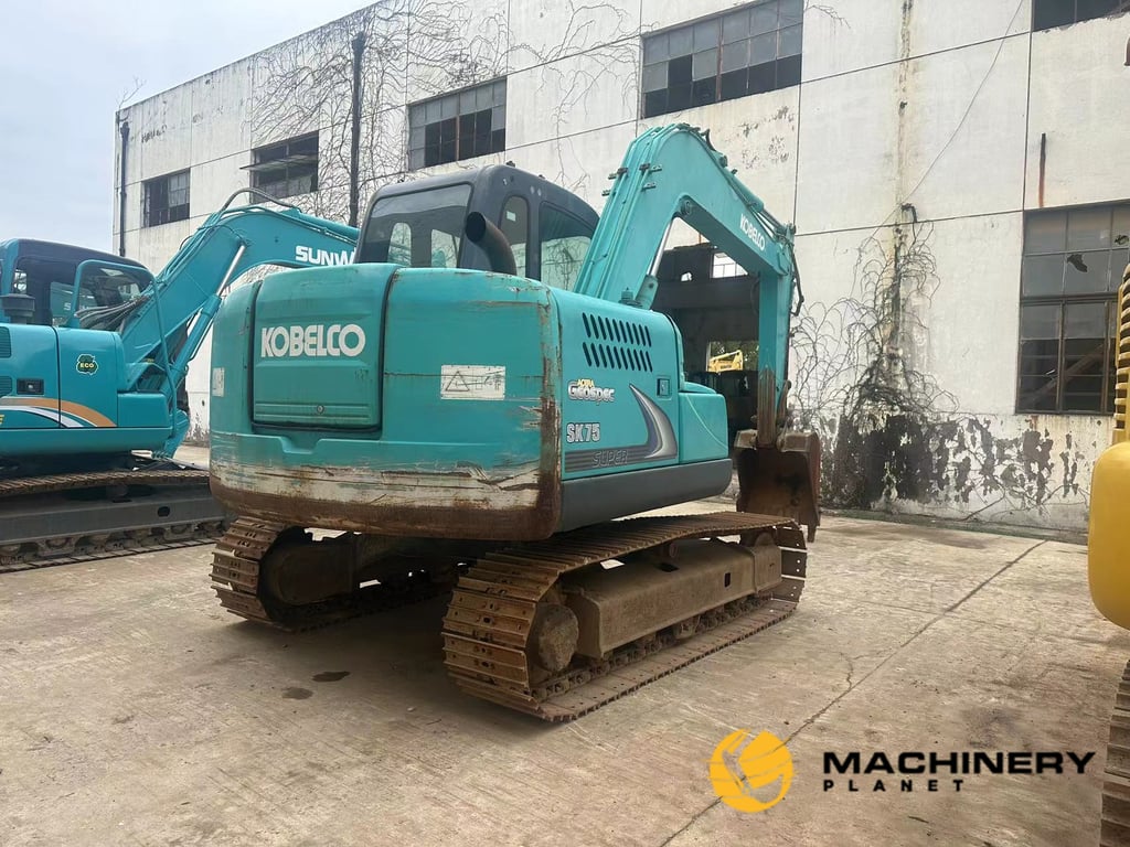 Kobelco SK75 Mini Crawler Excavator 80% New SK75 2019 1 Crawler Excavators image 4