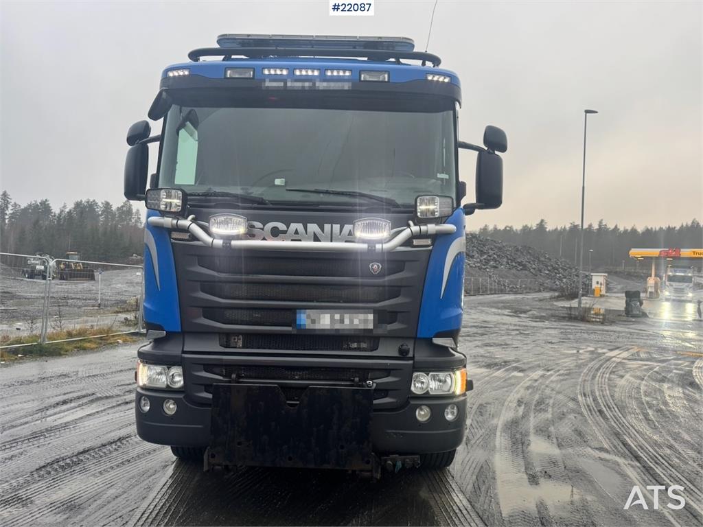 Scania R560 6x4 tipper truck, snow plough equipped, with 2013 22087 R560 6x4 tipper truck, snow plough equipped, with 2013...