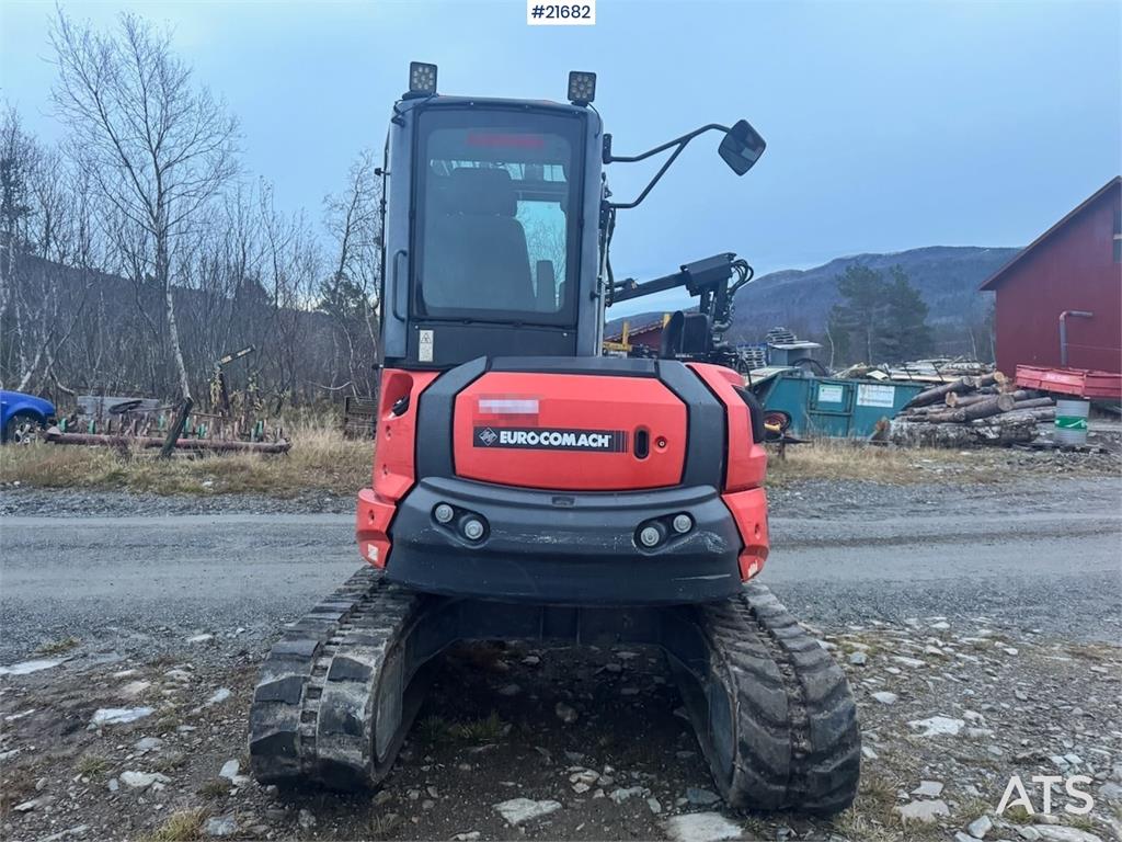 Eurocomach ES57 Tracked excavator w/ Rototilt and 2 buckets. 2014 21682 Eurocomach ES57 Tracked excavator w/ Rototilt and ...