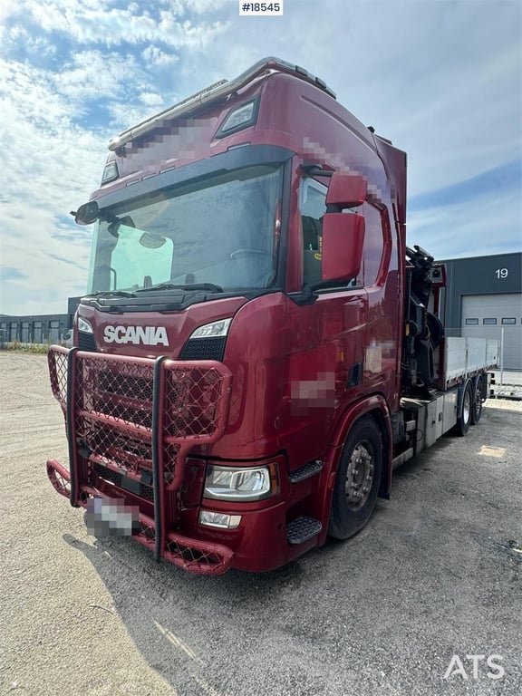 Scania R500 6x2 crane truck w/ 47 t/m Hiab crane with jib 2019 18545 R500 6x2 crane truck w/ 47 t/m Hiab crane with jib 20...