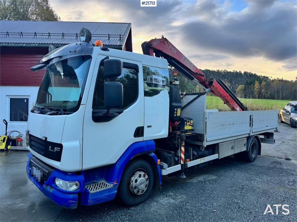 DAF Fa 45.220 Crane truck. 180,000 km. 2012 21713 DAF Fa 45.220 Crane truck. 180,000 km. 2012 1 Crane trucks image 3