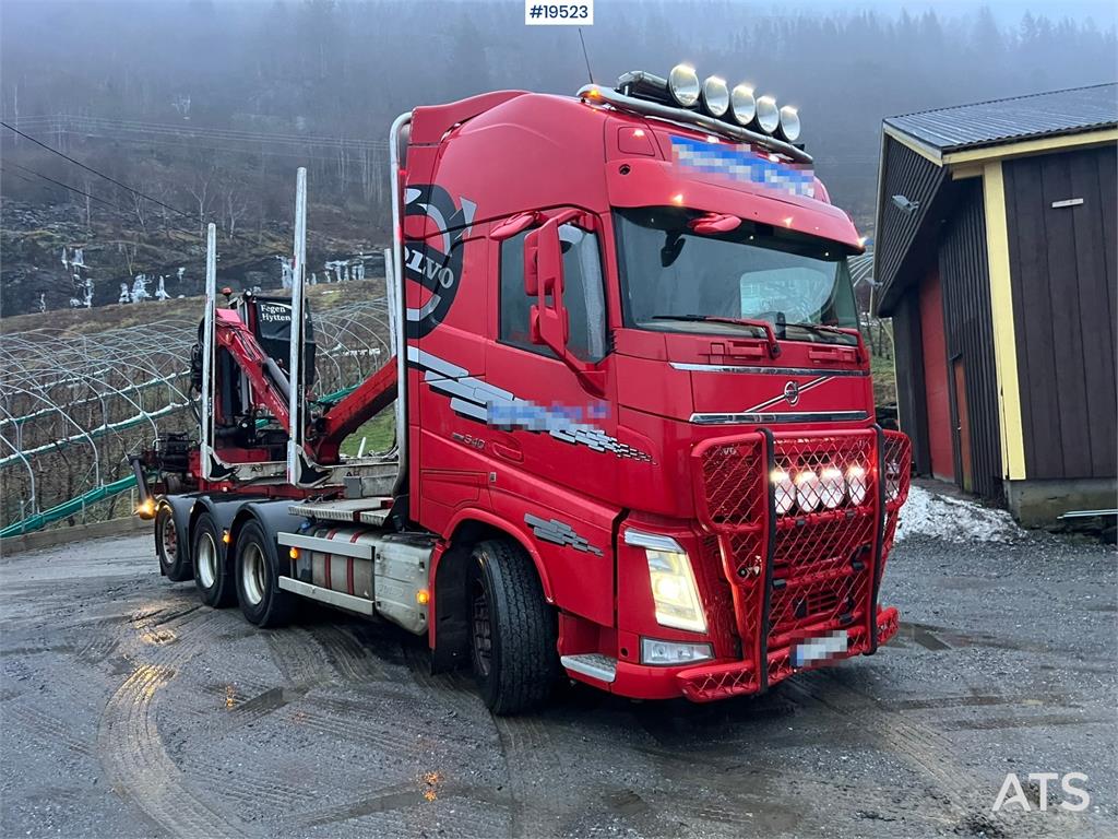 Volvo Fh540 8x4 Timber Truck w/ 2016 M110L80 Palfinger C 2019 19523 Fh540 8x4 Timber Truck w/ 2016 M110L80 Palfinger C 201...