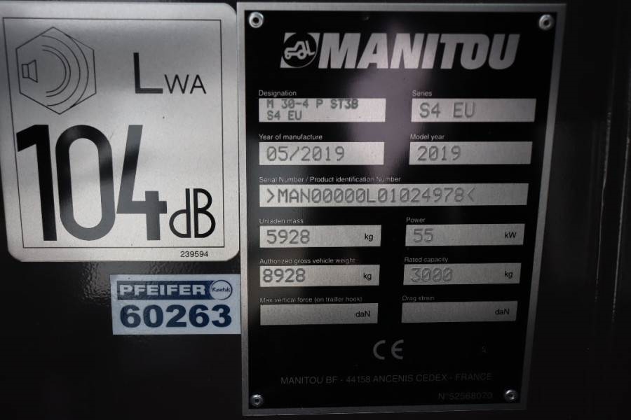 Manitou M30-4 Valid inspection, *Guarantee! 4x4 Drive, 300 2019 MANITOU - M30-4 - 60263 M30-4 Valid inspection, *Guarantee...