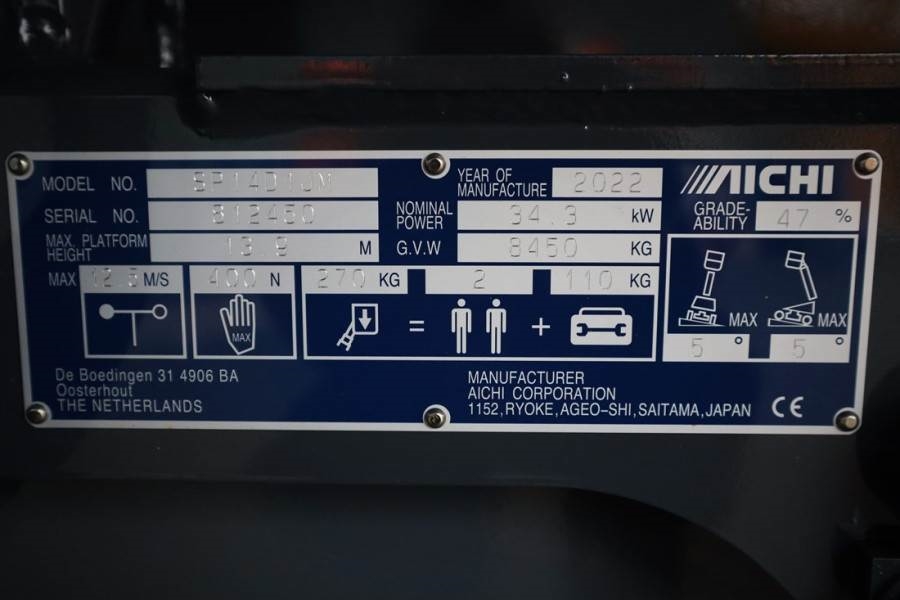 Aichi SP14D1JM Valid Inspection, *Guarantee! Diesel, 4x4 2022 AICHI - SP14D1JM - 61280 SP14D1JM Valid Inspection, *Guarant...