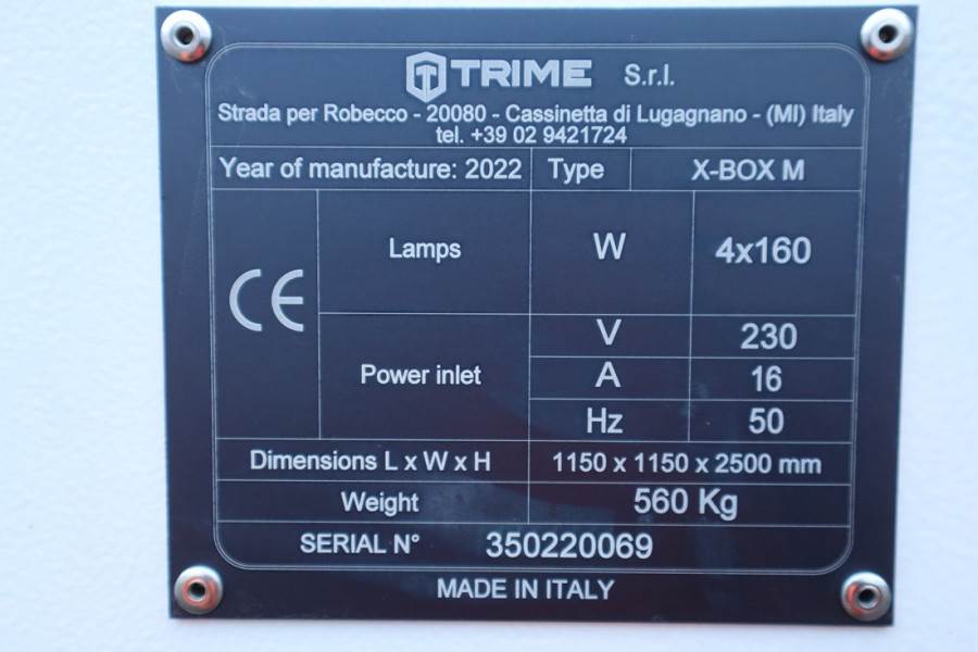 Trime X-BOX M 4x 160W Valid inspection, *Guarantee 2022 TRIME - X-BOX M 4x 160W - 61352 Trime X-BOX M 4x 160W Valid inspec...