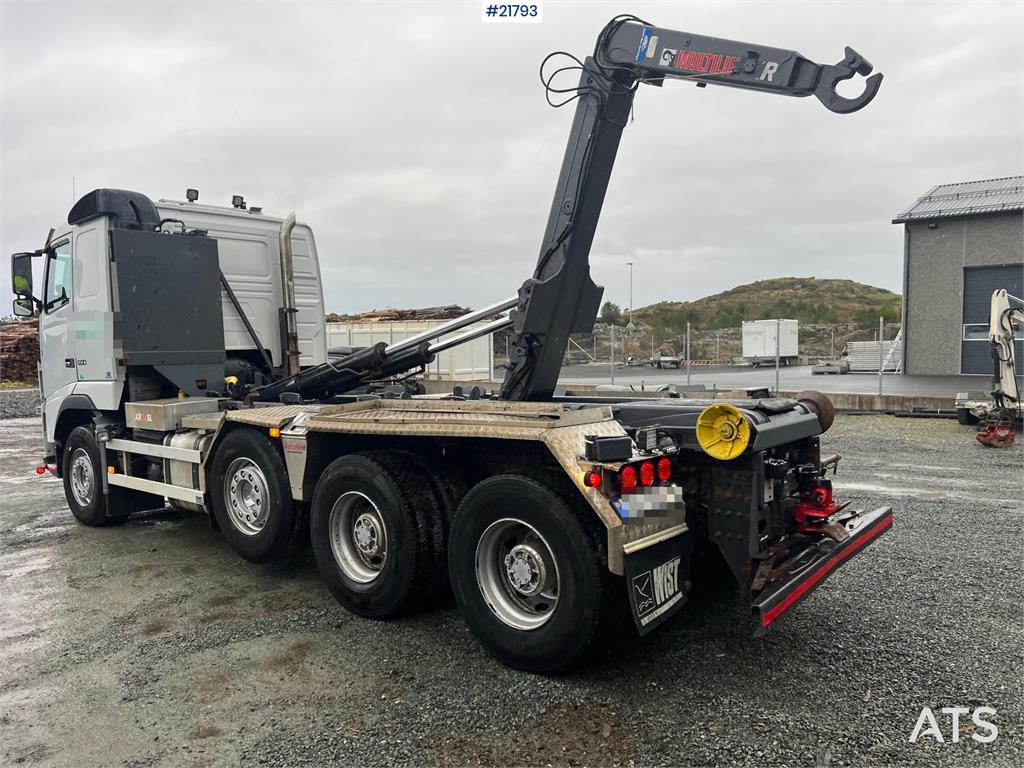 Volvo fh16 8x4 pusher hook truck w/ 24T multilift Hook 2011 21793 fh16 8x4 pusher hook truck w/ 24T multilift Hook 2011 1 ...