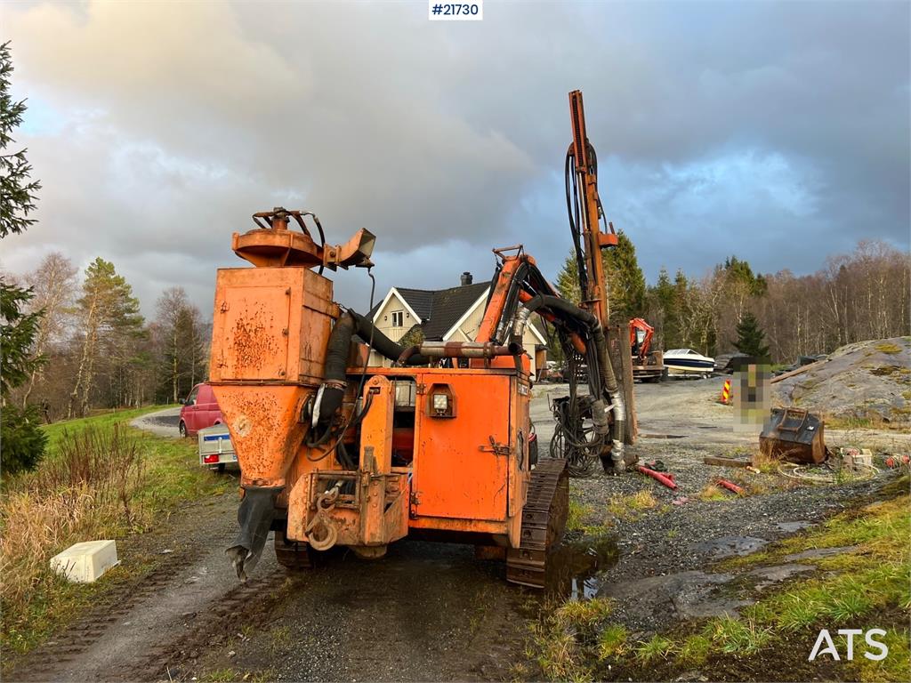 Tamrock DHA400 Drilling rig w/ CPR 438L hammer 1986 21730 Tamrock DHA400 Drilling rig w/ CPR 438L hammer 1986 1 image 8