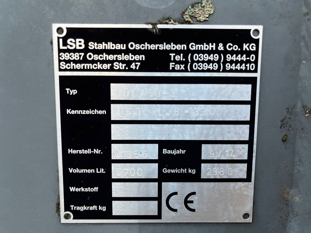 Doosan Bucket DL450-3 4700 l 2014 00032136 Bucket DL450-3 4700 l 2014 1 image 10