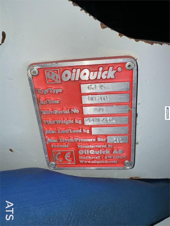 OilQuick Grab John 15 bucket 2008 22135 OilQuick Grab John 15 bucket 2008 1 image 9