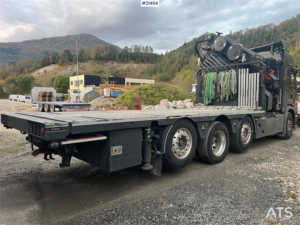 Scania G560 8x2 pusher crane truck w/ onspot, 2023 50t/m 2024 21494 G560 8x2 pusher crane truck w/ onspot, 2023 50t/m 2024...