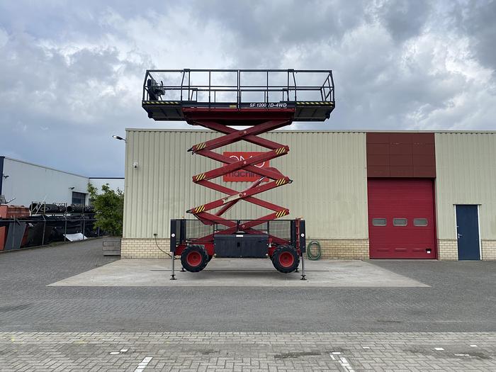 2001 Airo SF1200-D-4WD, 4x4 Schaar hoogwerker, 14 meter 2001 AIRO SF1200-D-4WD, 4x4 Schaar hoogwerker, 14 meter 2001 1 ima...