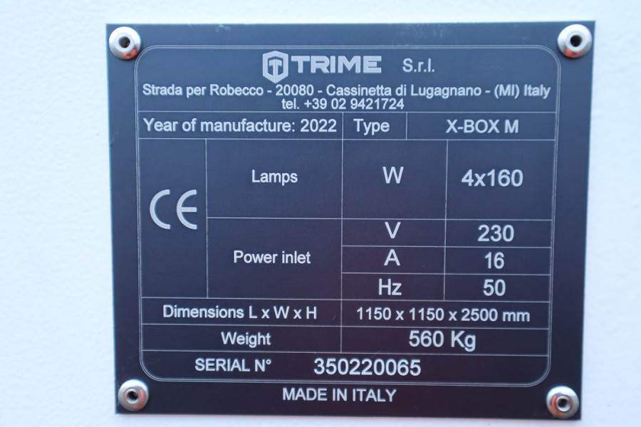 Trime X-BOX M 4x160W Valid inspection, *Guarantee! 2022 TRIME - X-BOX M 4x160W - 61350 Trime X-BOX M 4x160W Valid inspecti...