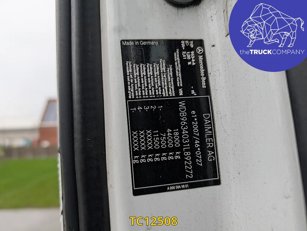 Mercedes-Benz Actros 1845 2014 TC12508 Actros 1845 2014 1 image 10