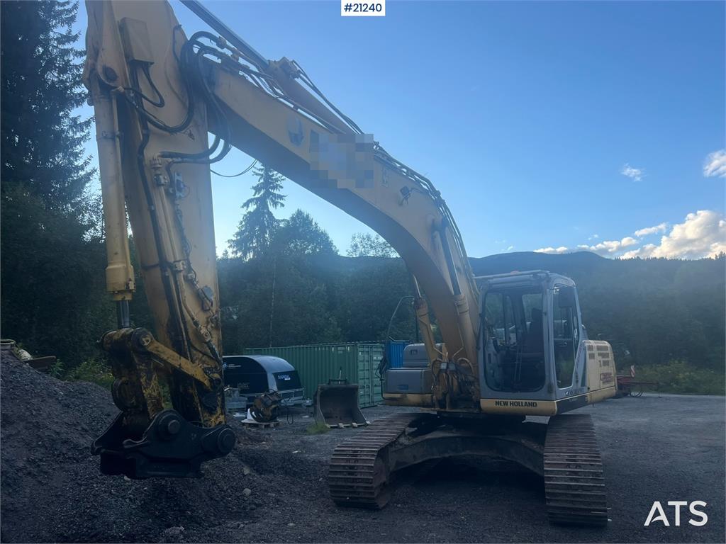 New Holland E265B Excavator w/ digging bucket and hydraulic sa 2008 21240 E265B Excavator w/ digging bucket and hydraulic ...