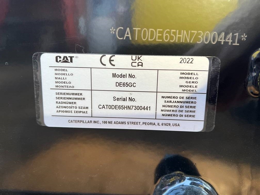 CAT DE 65 GC 65KVA (UNUSED) 2022 5001 DE 65 GC 65KVA (UNUSED) 2022 1 Generators image 11