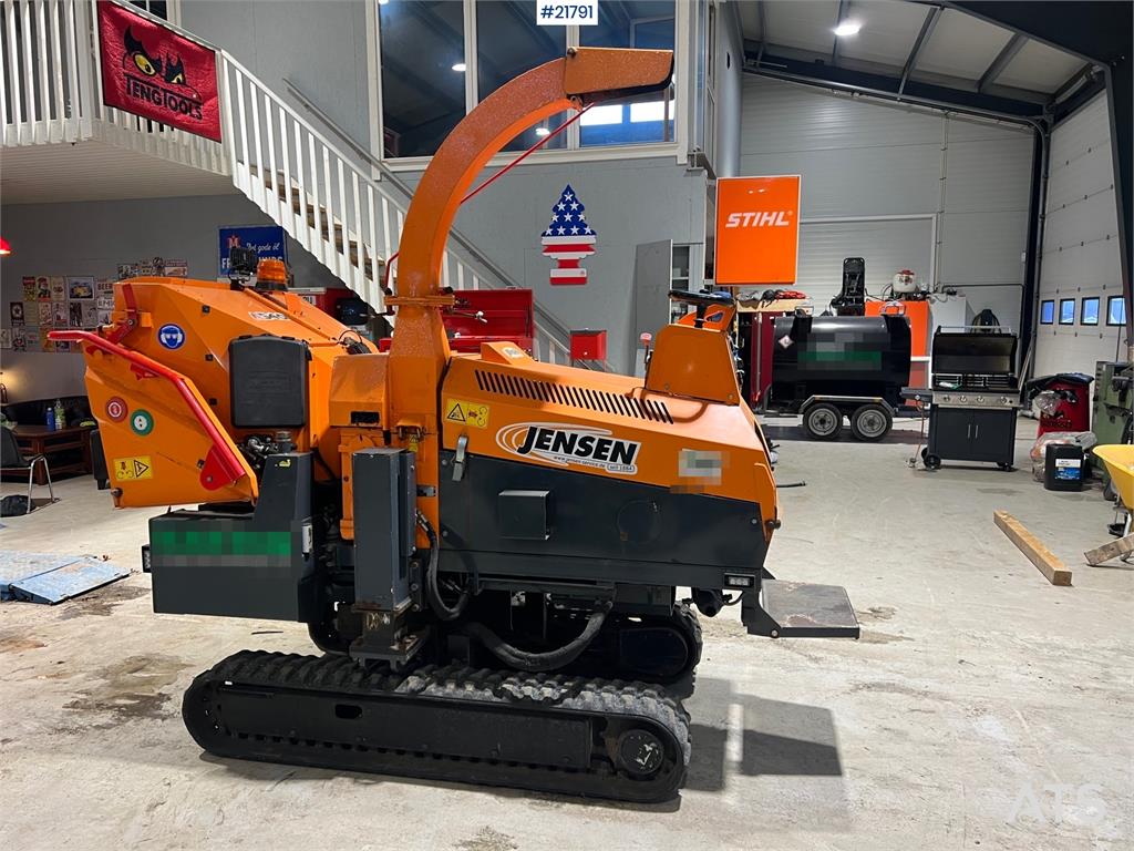 Jensen A540 spider wood chipper w/hydraulic raise and low 2017 21791 Jensen A540 spider wood chipper w/hydraulic raise and...