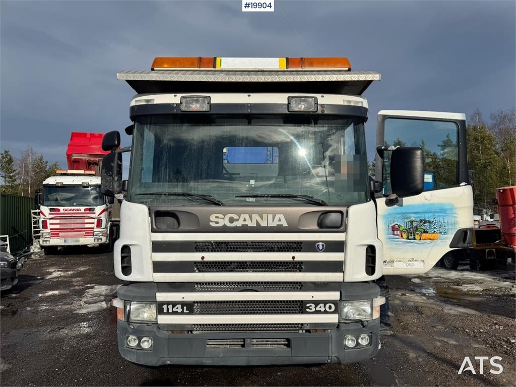Scania P114 Lift truck w/ Compressor and 8 meter Lift. 1997 19904 P114 Lift truck w/ Compressor and 8 meter Lift. 1997 1 i...