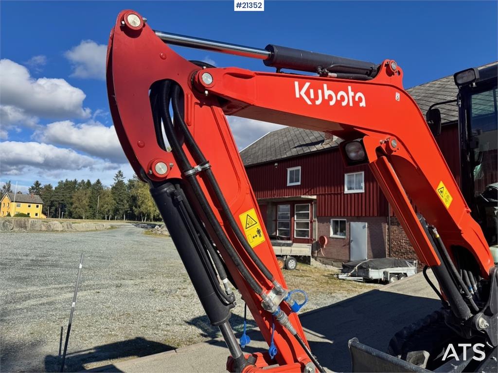 Kubota KX027-4 Mini Excavator w/ 2 buckets. 130 hours! 2022 21352 KX027-4 Mini Excavator w/ 2 buckets. 130 hours! 2022 1 i...